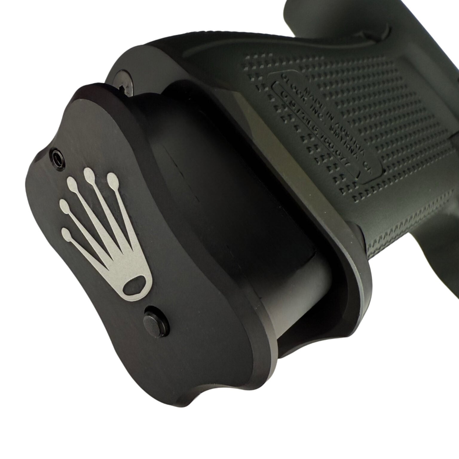 LIMITED APE OEM GLOCK 19 MAG +2 EXTENSION / BLACK CROWN