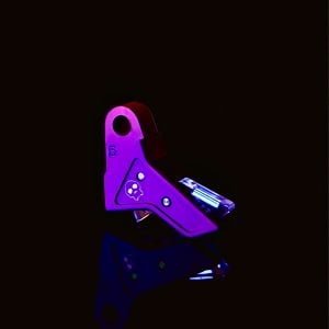 LIMITED APE PURPLE ICE CLEAR TRITIUM TRIGGER (CLEAR SAFETY & BLUE TRITIUM)