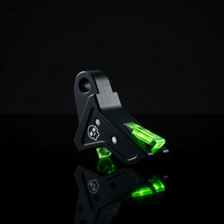 LIMITED APE AZ5 CLEAR TRITIUM TRIGGER (CLEAR SAFETY & GREEN TRITIUM)