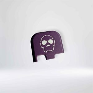 APE CUSTOM 43x / 48 BACK PLATE / METALLIC PURPLE SKULL