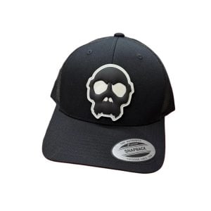 APE TRUCKER SNAP BACK HAT / BLACK
