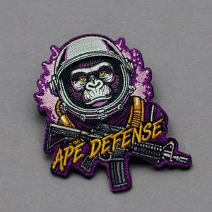 LIMITED SPACE APE EMBROIDERED PATCH