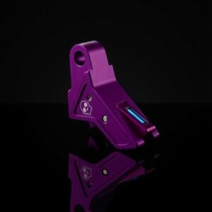 APE TRITIUM INFUSED GLOCK TRIGGER /  PURPLE ANODIZED / BLUE GEN 1-6