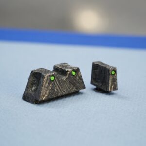 APE LIMITED METEORITE GLOCK SIGHTS / SUPPRESSOR HEIGHT / GREEN TRITIUM