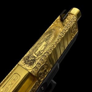 APE ULTRA LIMITED CUSTOM G17 GEN 3 ENGRAVED GOLD SLIDE