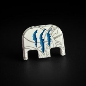 APE LIMITED GLOCK BACK PLATE  / WHITE MONSTER GEN 1-5