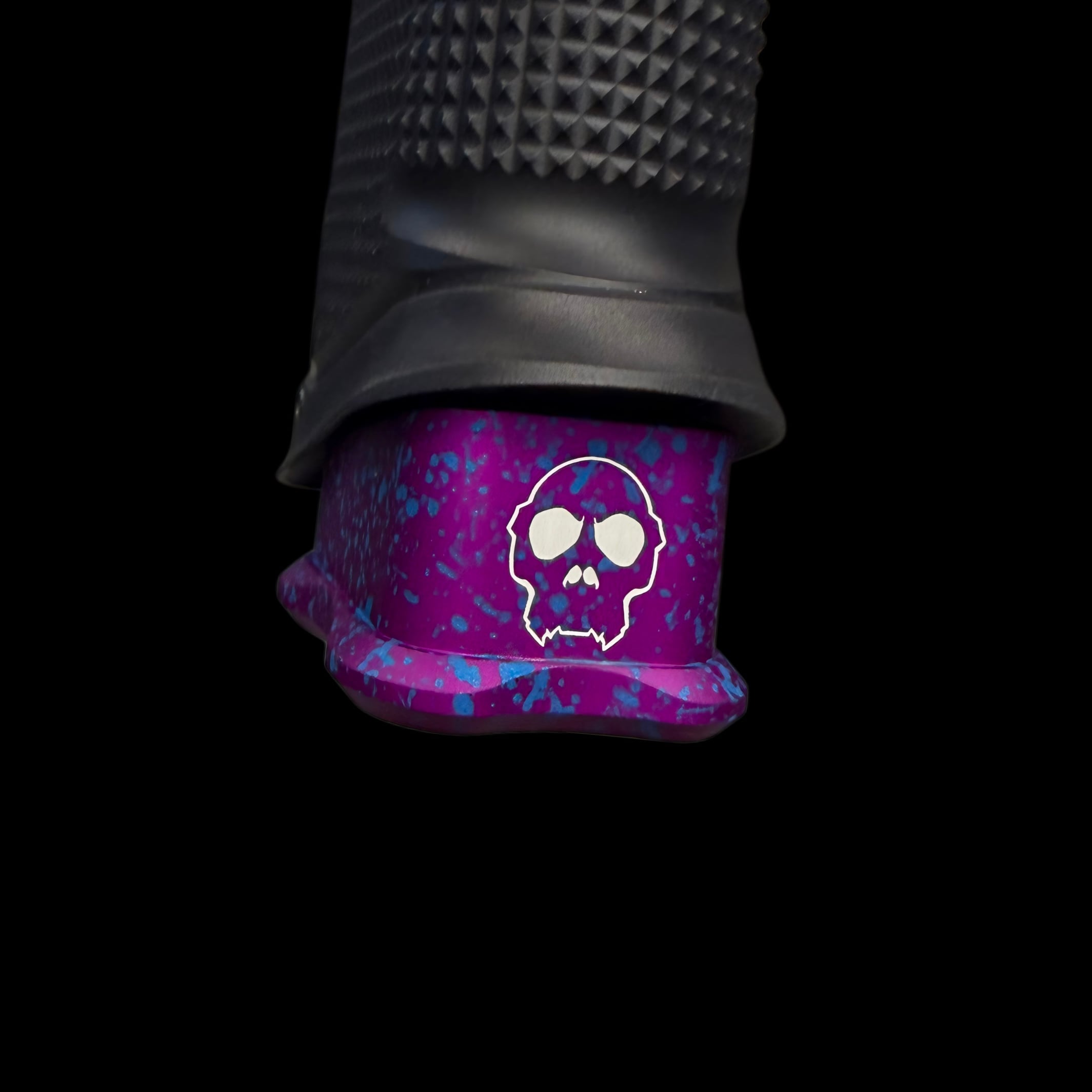 APE LIMITED G19 " PURPLE METALLIC SPLATTER OEM MAG +2 EXTENSION