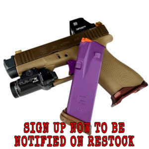 APE LIMITED METALIC PURPLE GLOCK METAL 15rd 43X / 48 MAG