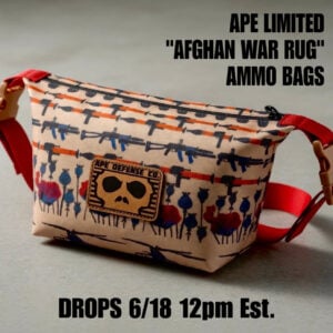 LIMITED APE "AFGHAN WAR RUG" CARRYALL AMMO / UTILITY BAG   