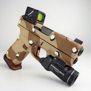 APE CUSTOM GLOCK G43X COA / CHOCO CHIP / INCLUDES NEW 15RD MAG!