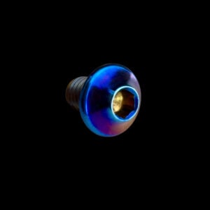 APE CUSTOM ACRO P2 FLAME ANODIZED POLISHED TITANIUM REPLACEMENT SCREW