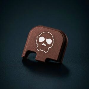 APE CUSTOM 43x / 48 BACK PLATE  / FIRE BRONZE SKULL