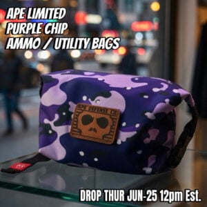 LIMITED APE "PURPLE CHIP" CARRYALL AMMO / UTILITY BAG