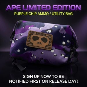 LIMITED APE "PURPLE CHIP" CARRYALL AMMO / UTILITY BAG