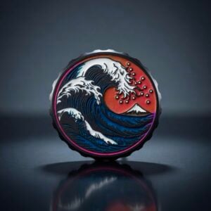APE LIMITED "GREAT WAVE" HAND PAINTED CUSTOM CAPS / ACRO / PB-3 / VORTEX VENON / FASTFIRE E