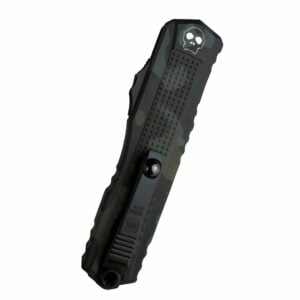 APE CUSTOM / Glock x Microtech Glock G19K D/E OTF Auto Black Bayonet Blade