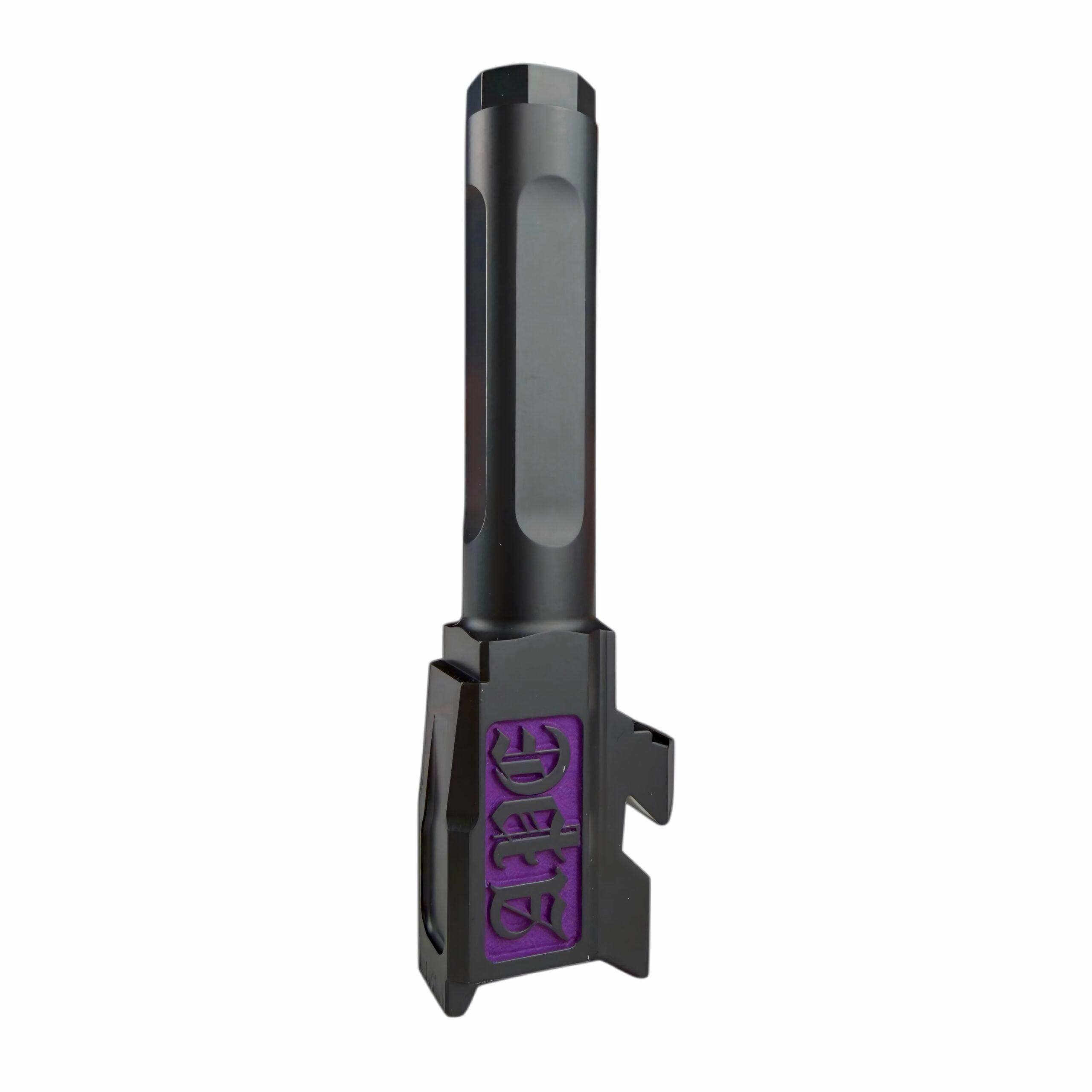 LIMITED APE DEFENSE "X" BARREL for Glock® 43/43X - BLACK / PURPLE COLOR-FILL - Image 2