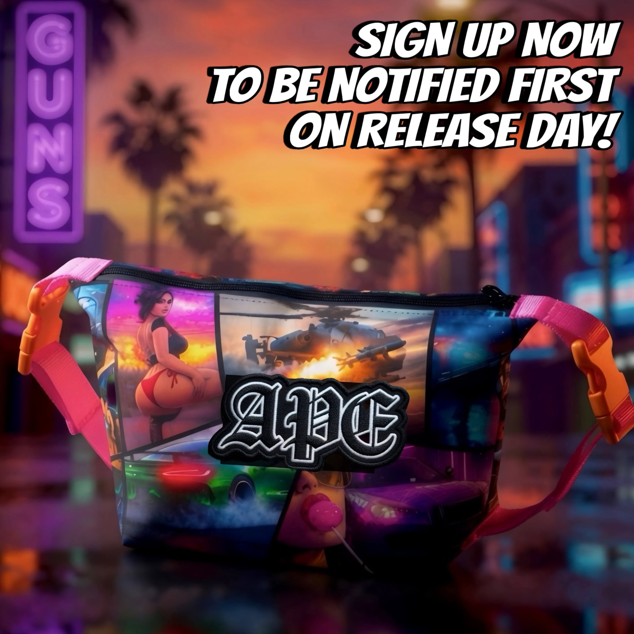 LIMITED "GRAND THEFT APE" CARRYALL AMMO / UTILITY BAG