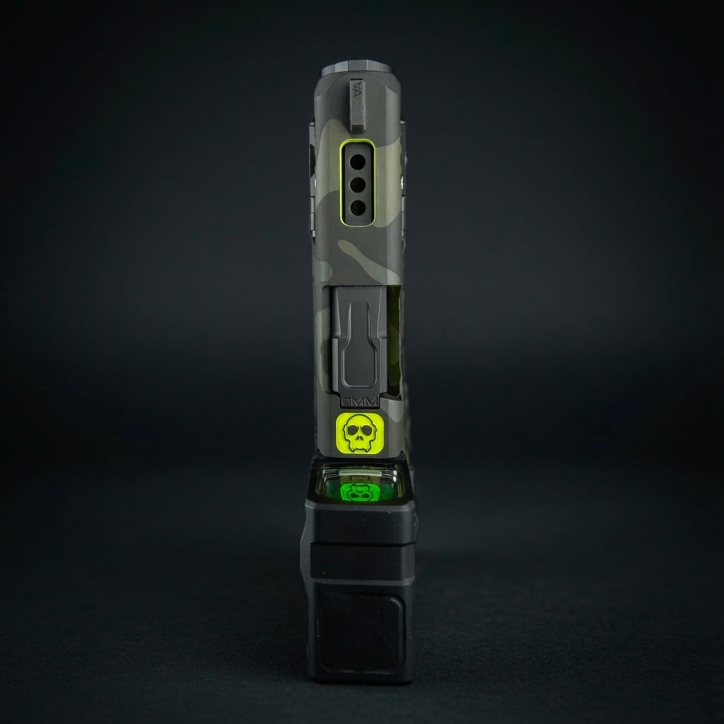 APE CUSTOM PORTED GLOCK G43X COA / MULTICAM BLACK / NEON - Image 10