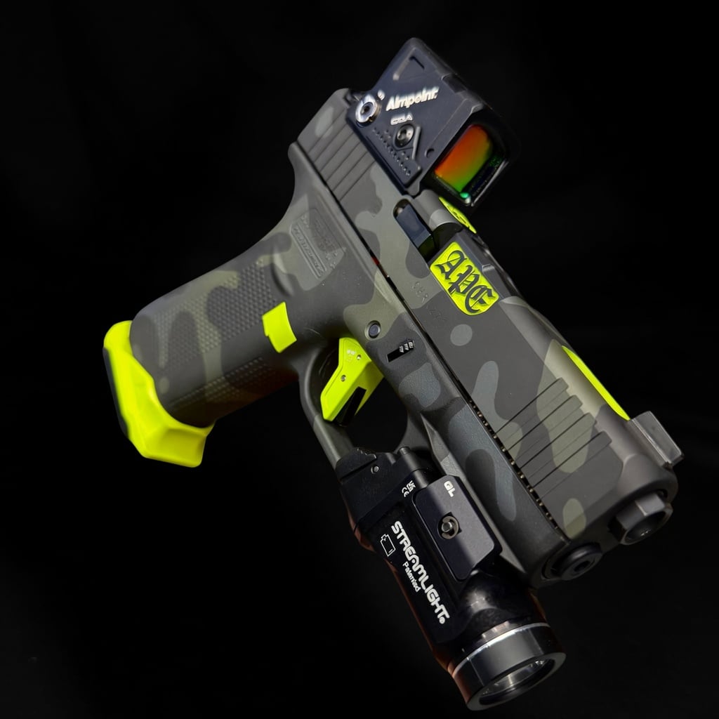 APE CUSTOM PORTED GLOCK G43X COA / MULTICAM BLACK / NEON - Image 12