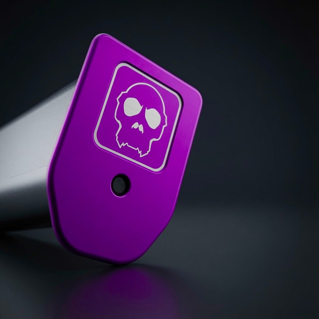 APE LIMITED PURPLE ANODIZED PLUS ZERO OEM GLOCK BASE PLATE GEN 1-6
