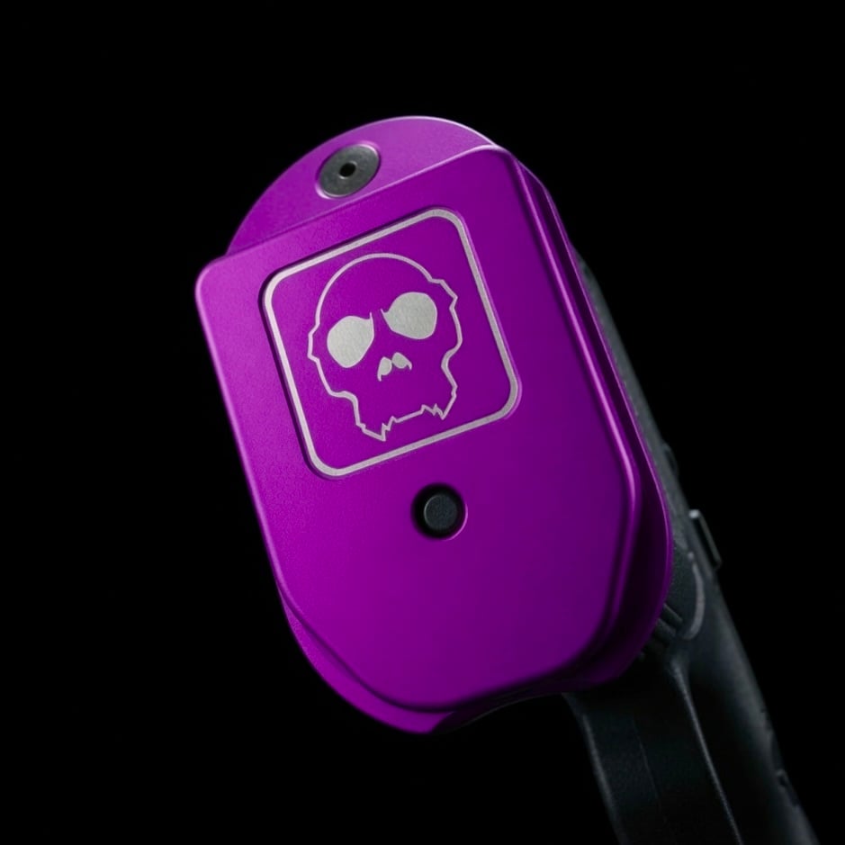APE LIMITED PURPLE ANODIZED PLUS ZERO OEM GLOCK BASE PLATE GEN 1-6 - Image 5