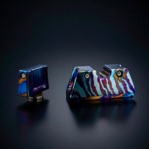 APE LIMITED TIMASCUS GLOCK SIGHTS / SUPPRESSOR HEIGHT / BLUE TRITIUM