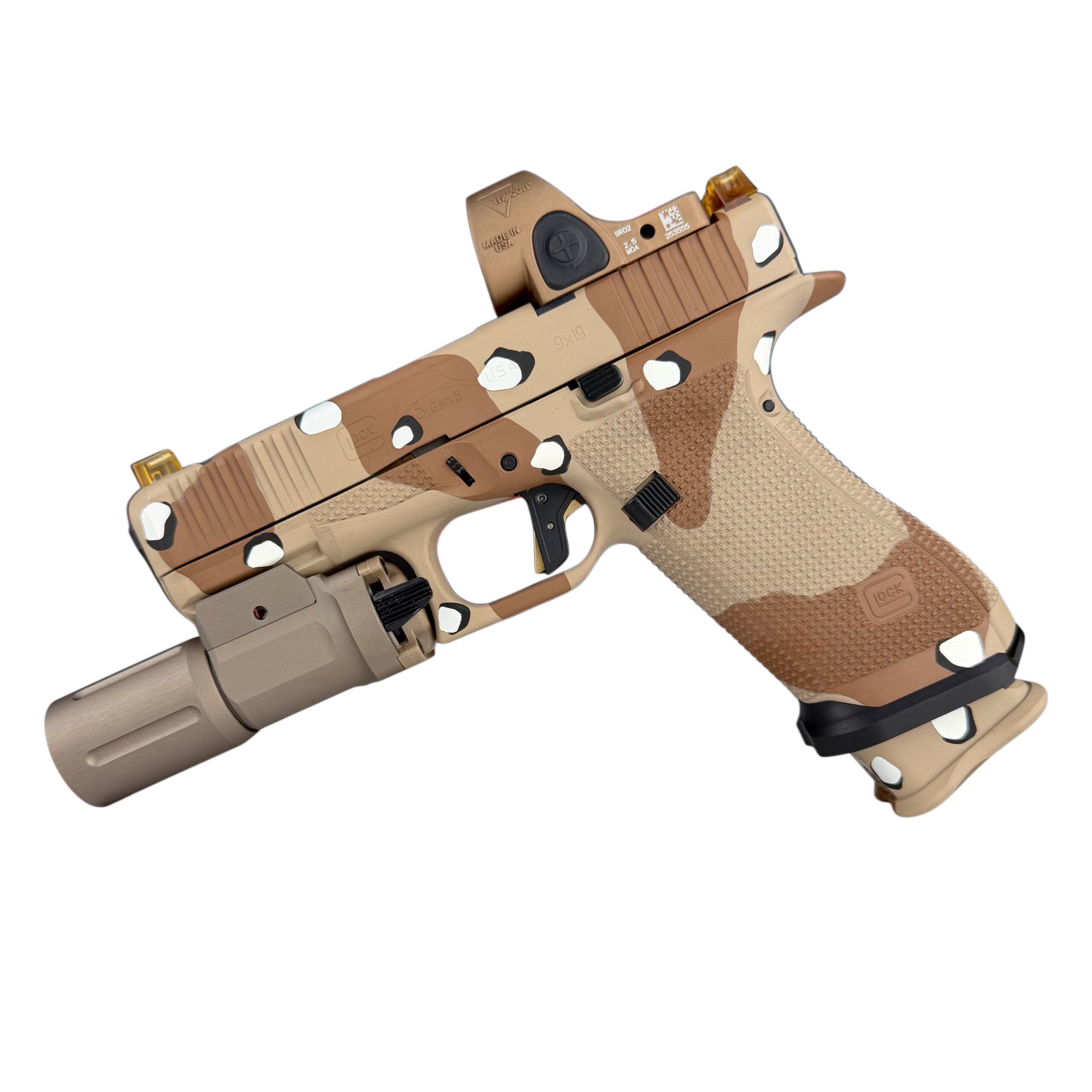 APE CUSTOM GLOCK G45 Gen 6 CHOCO CHIP CAMO - Image 7
