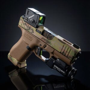 APE CUSTOM PORTED GLOCK G43X COA / MULTICAM  / LIGHT INCLUDED