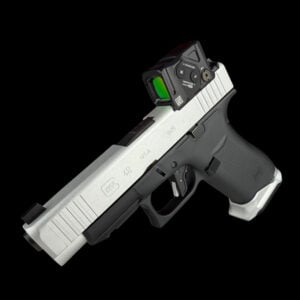 APE LIMITED CUSTOM GLOCK G48 WITH COA OPTIC / SILVER / CARBON BLACK