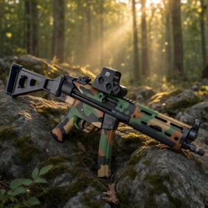 APE CUSTOM M81 WOODLAND MP5 TACTICAL PISTOL PACKAGE
