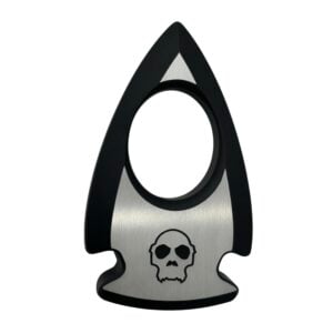 APE LIMITED BLACK TWO TONE ALUMINUM "ARROWHEAD" EDC KNUCK