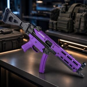 APE CUSTOM METALLIC PURPLE MP5 TACTICAL PISTOL PACKAGE