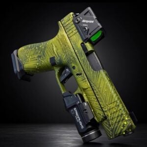 APE LIMITED CUSTOM "PALM CAMO" GLOCK G48 WITH COA OPTIC & LIGHT