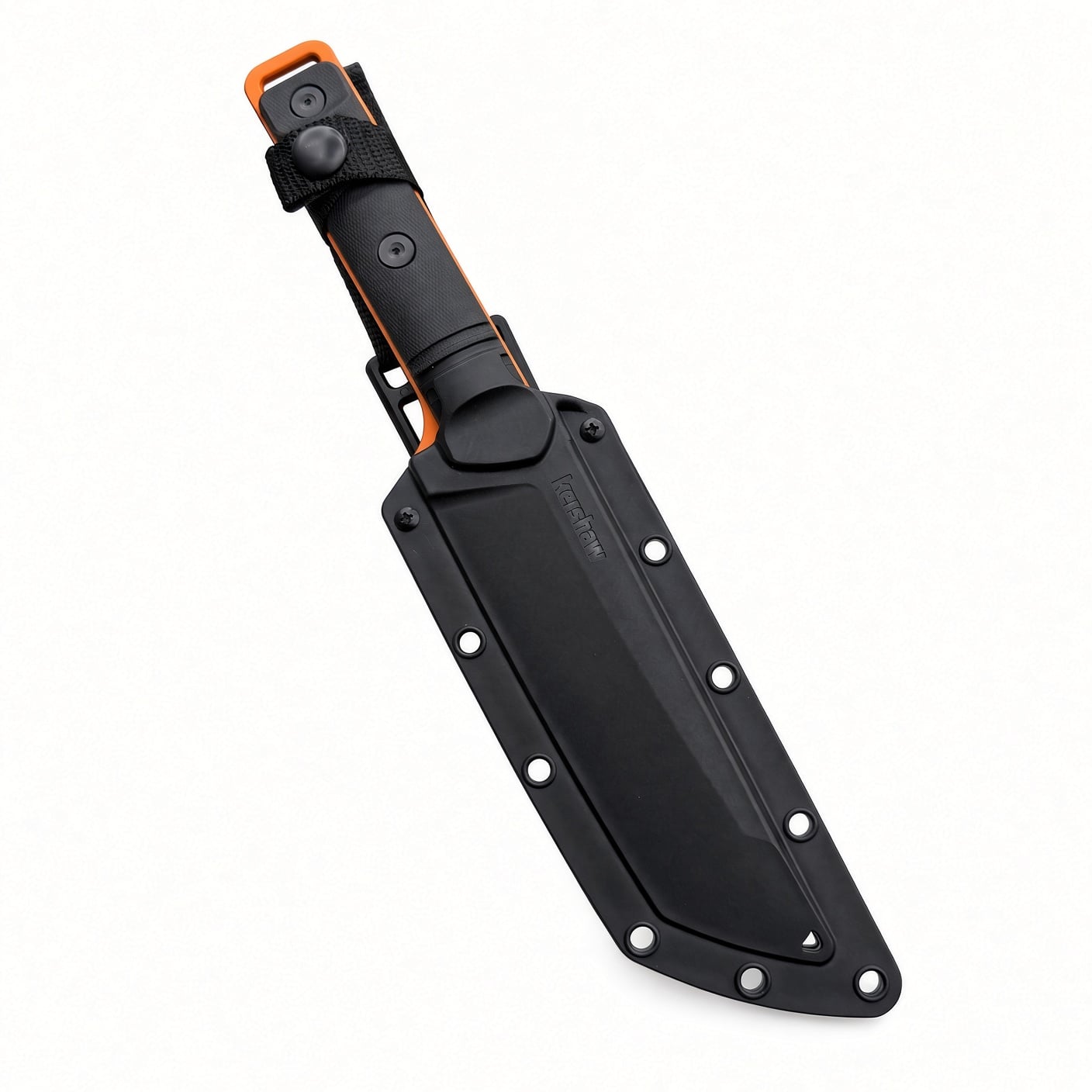 DEMO DEALS - APE CUSTOM KERSHAW ATREIDES FIXED BLADE / METALLIC ORANGE - Image 2