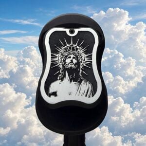 APE CUSTOM DEEP ENGRAVED "JESUS"  G17 / G45 / G19X MAG +2 EXTENSION